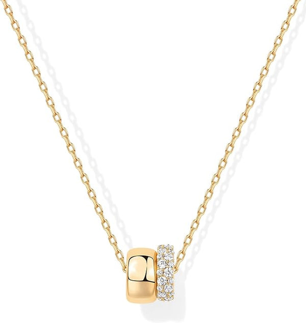 14K Gold Plated Pendant Necklace for Women