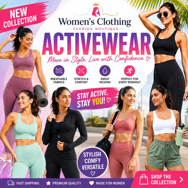 ACTIVEWEAR COLLECTION AT WOMENS CLOTHING FASHION BOUTIQUE