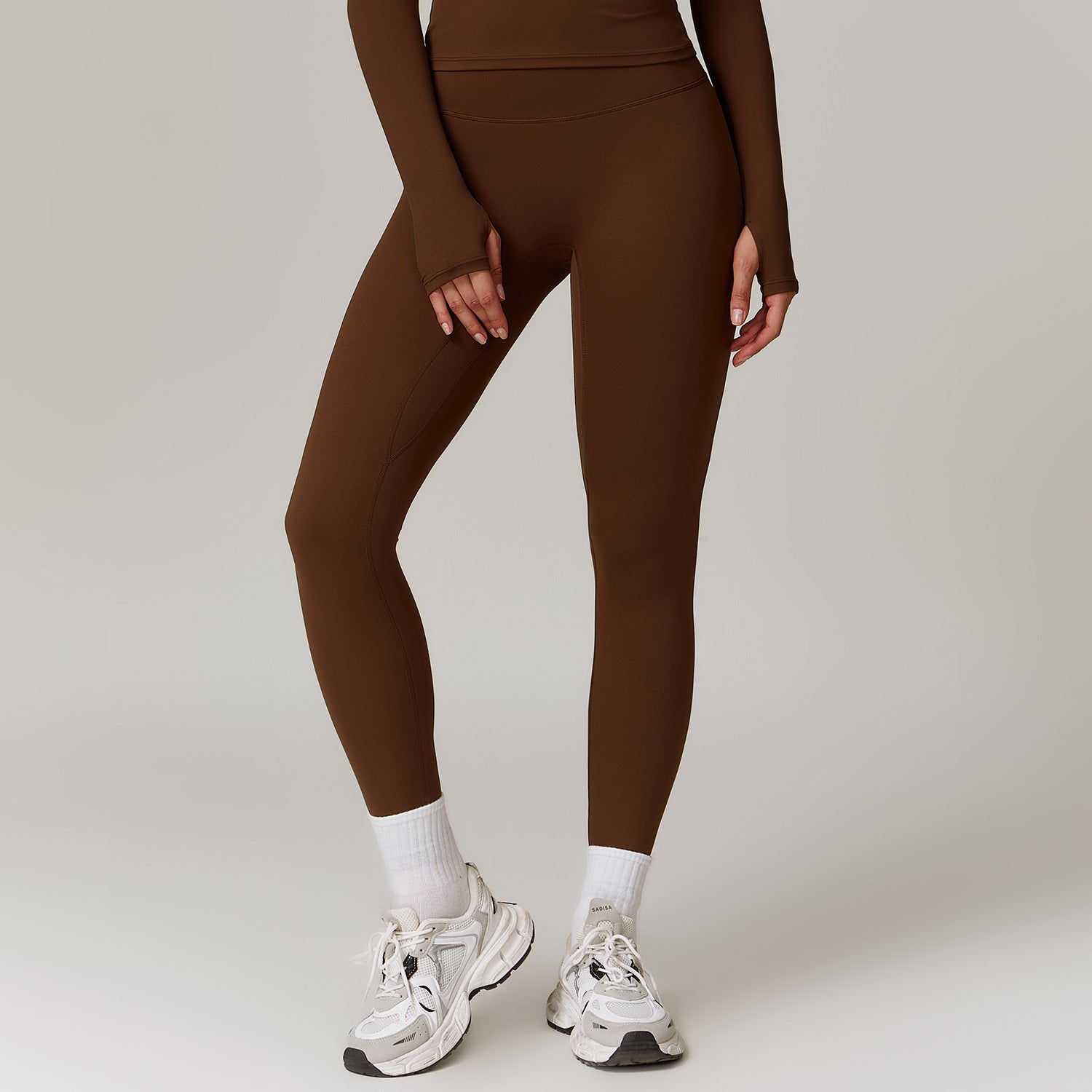 Damen High-Waist Hip-Lifting Yogahose – Tanz-Sport-Leggings