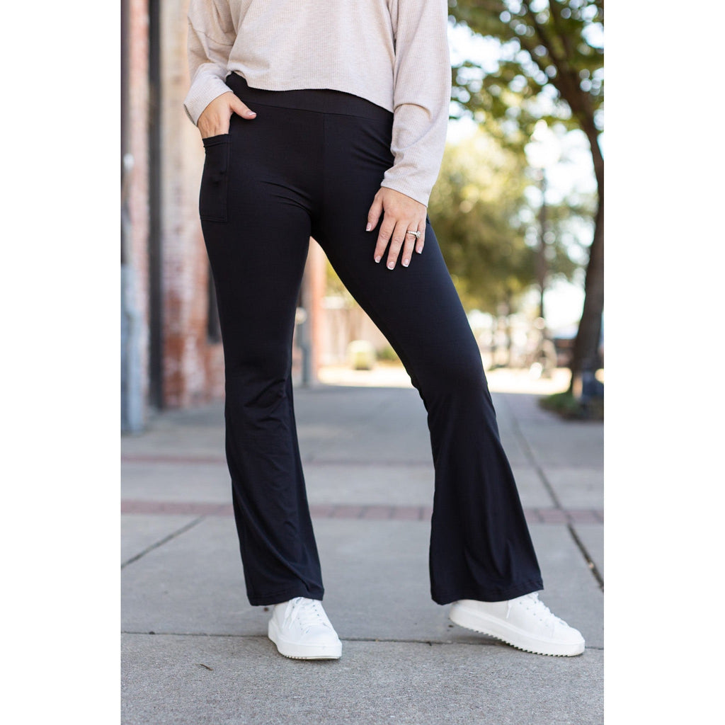 Vanessa Black Bootcut Leggings
