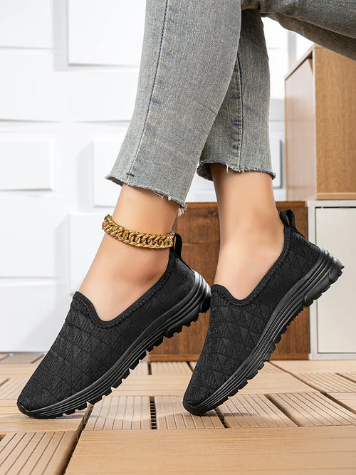 Atmungsaktive Slip-On-Sneaker aus Mesh