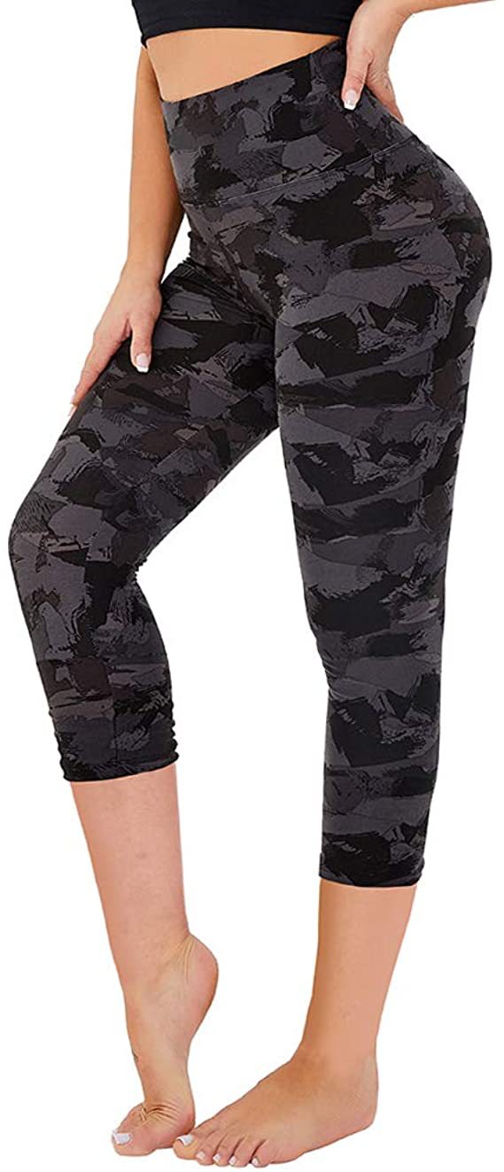 Gecroppte High-Rise Print Leggings – USA-Flaggen-Print Patriotische Trainingshose – 19 Styles