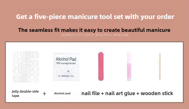 1027- Handmade press on nails fake nails removable