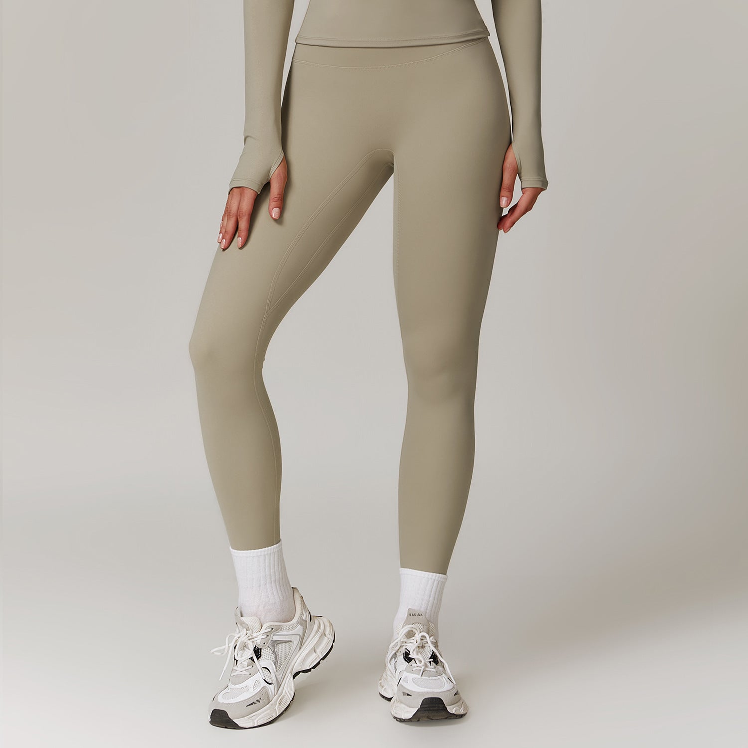 Damen High-Waist Hip-Lifting Yogahose – Tanz-Sport-Leggings
