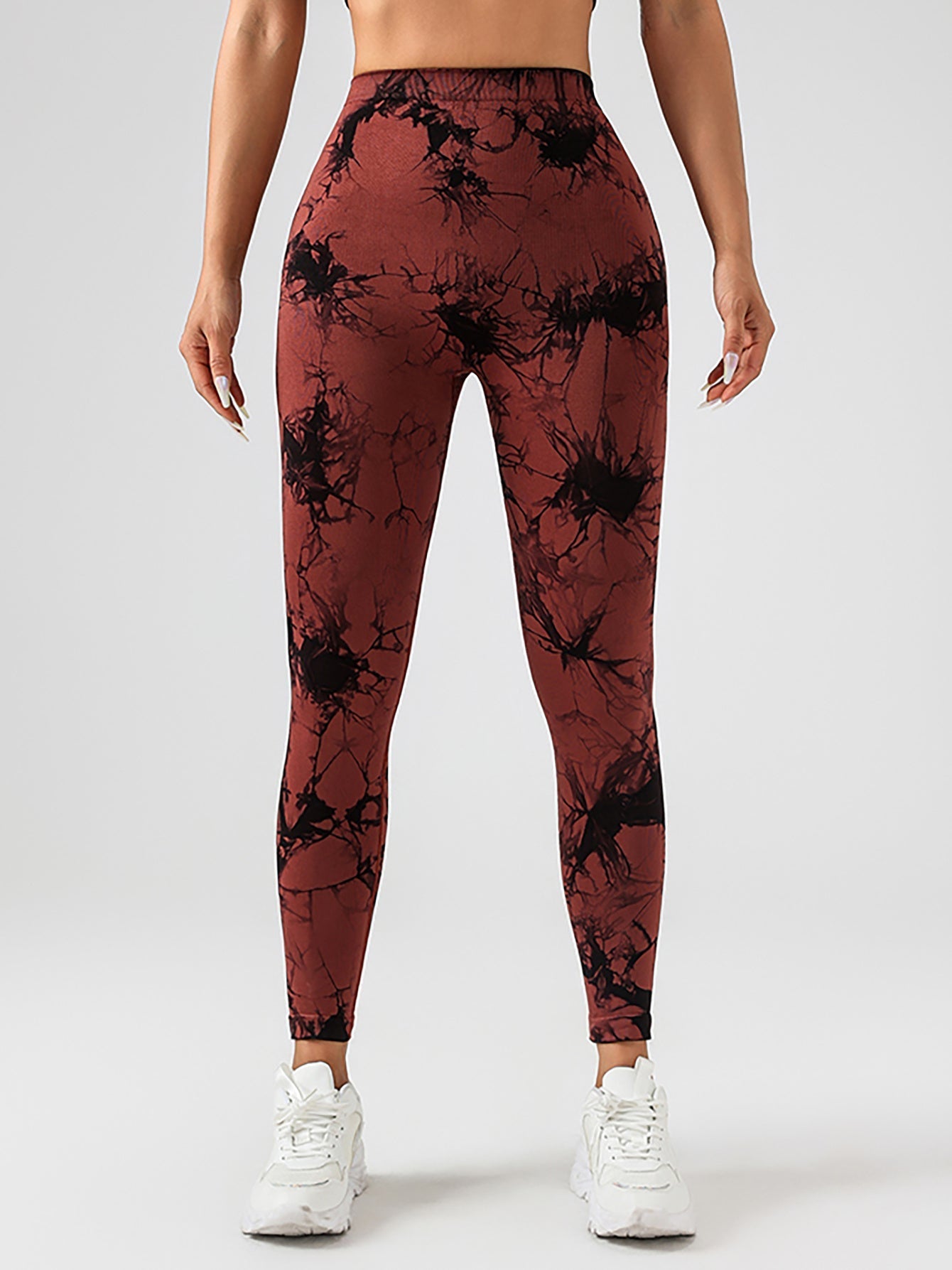 Tie-Dye Figurformende Yoga-Leggings – Po-Lifting-Damen-Yogahosen
