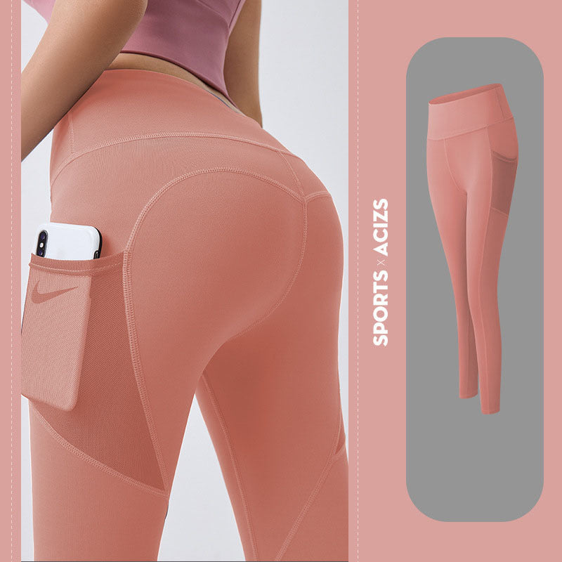 🧘‍♀️ High-Waisted Yoga-Leggings für Damen mit Taschen