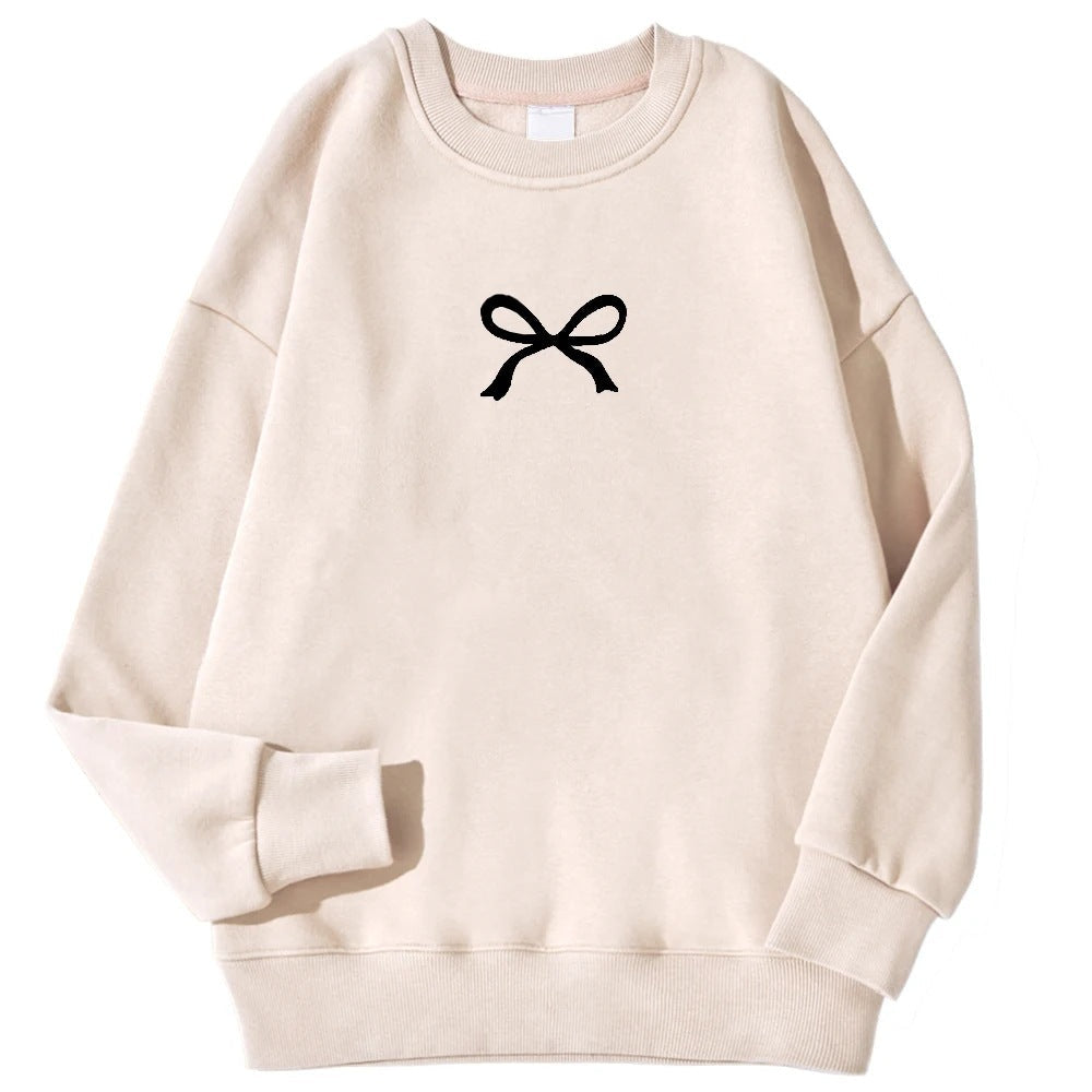 Womens Printed Pullover Casual Sweatshirt Top