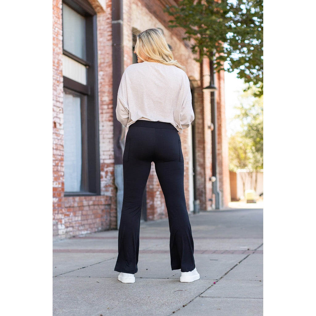 Vanessa Black Bootcut Leggings
