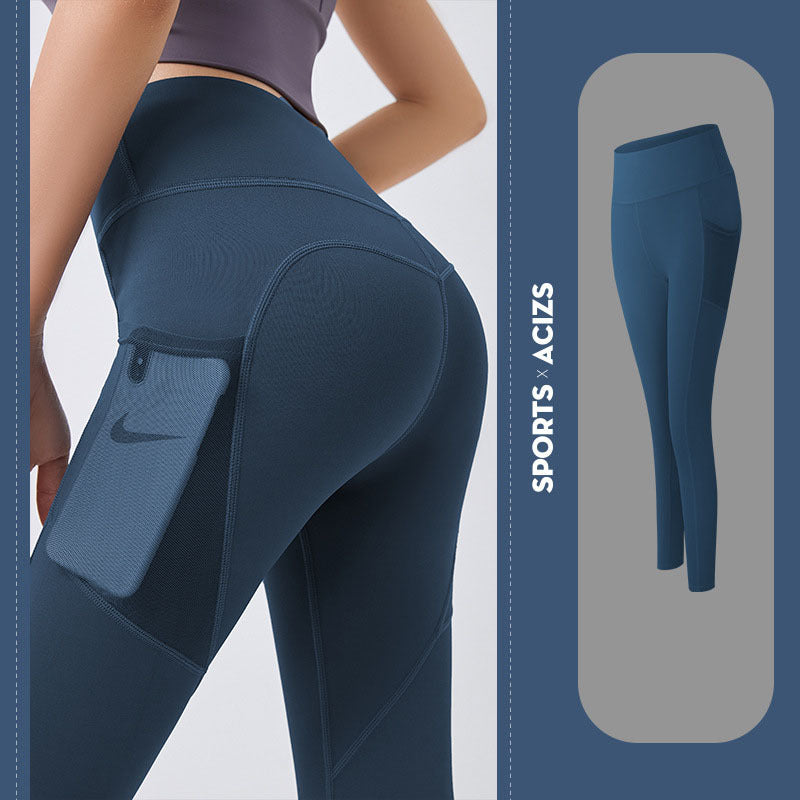 🧘‍♀️ High-Waisted Yoga-Leggings für Damen mit Taschen