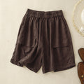 Womens Straight-leg Shorts Loose And Casual With A Wide Leg