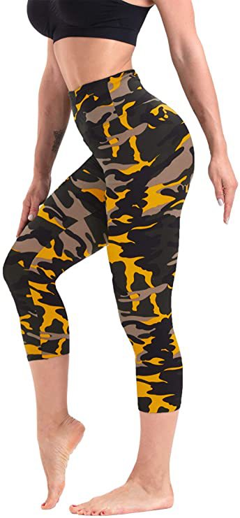 Gecroppte High-Rise Print Leggings – USA-Flaggen-Print Patriotische Trainingshose – 19 Styles