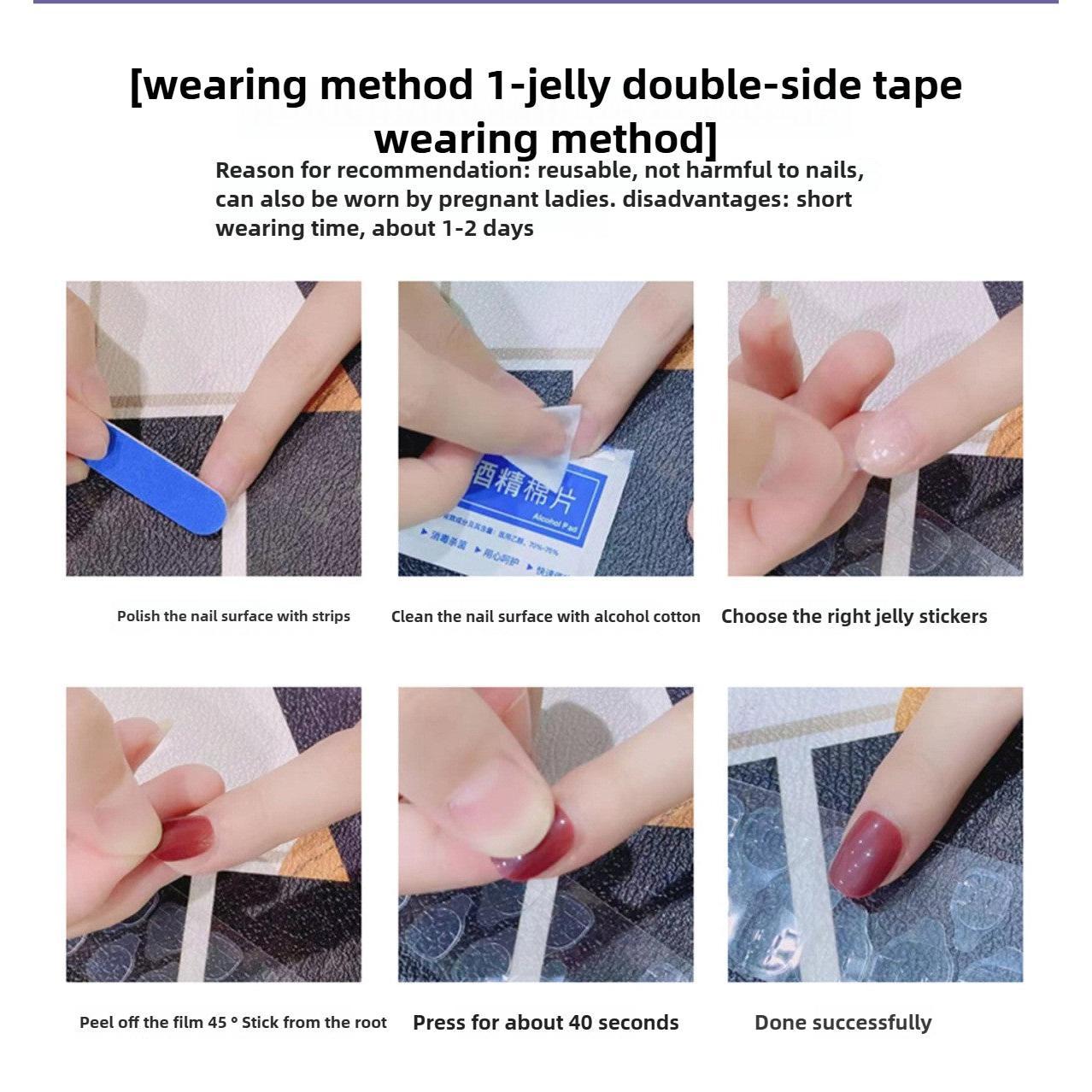 1067 Handmade Nail Wear Nail Art Reusable Press on Nails False Nails