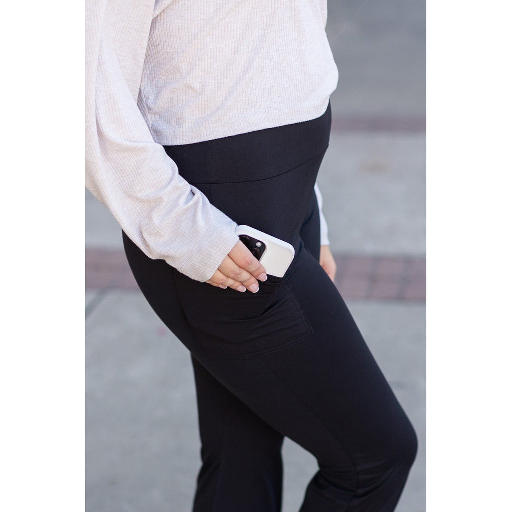Vanessa Black Bootcut Leggings