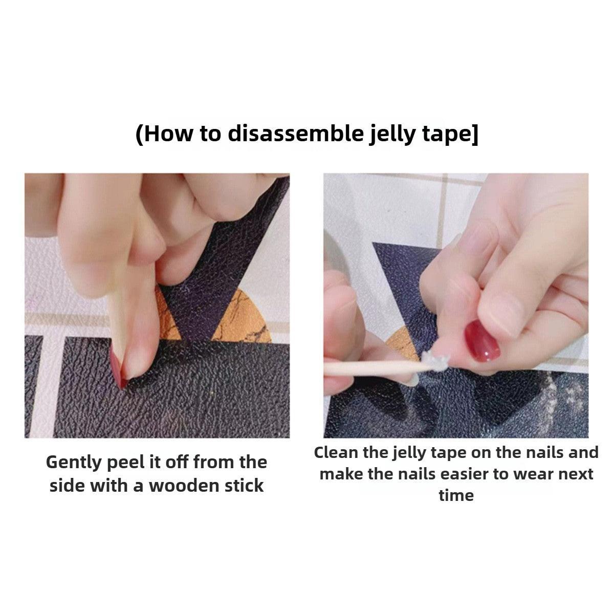 1078 Handmade Nail Wear Nail Art Reusable Press on Nails False Nails