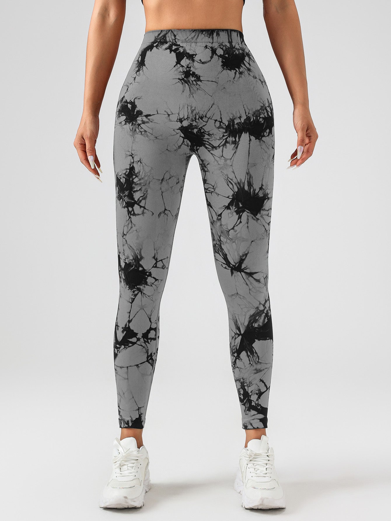 Tie-Dye Figurformende Yoga-Leggings – Po-Lifting-Damen-Yogahosen