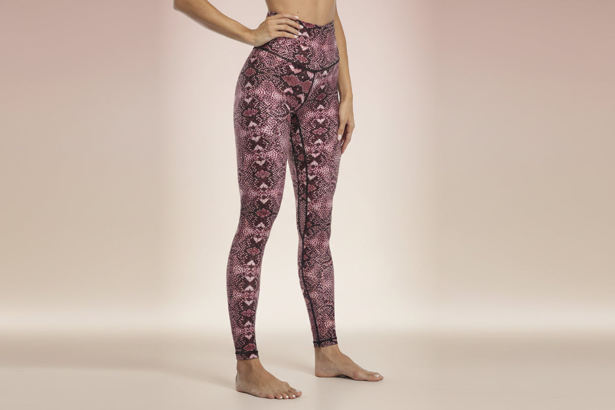 Damen High-Waist bedruckte Workout-Leggings für Yoga, Laufen & Fitness