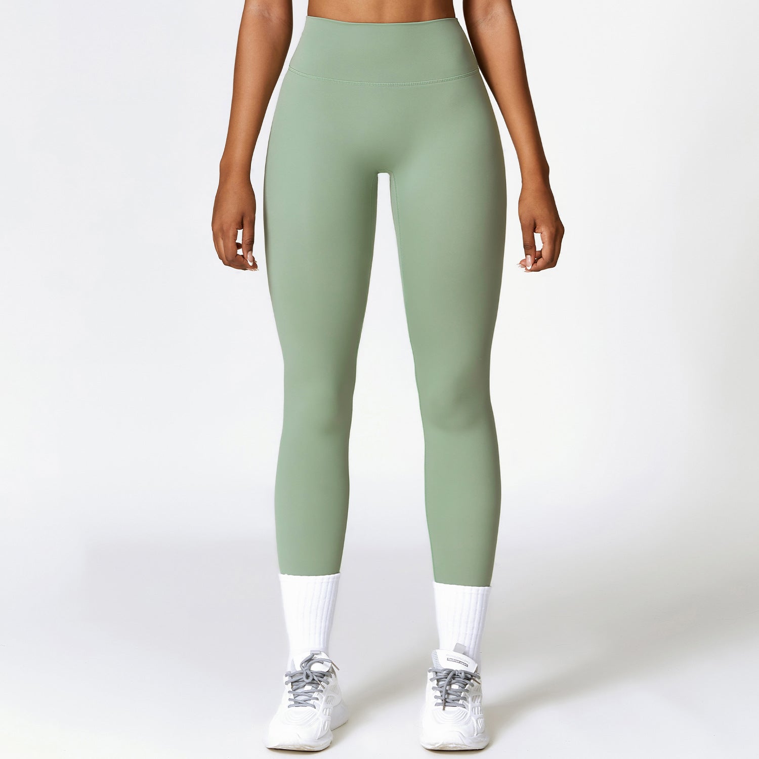 Damen High-Waist Hip-Lifting Yogahose – Tanz-Sport-Leggings