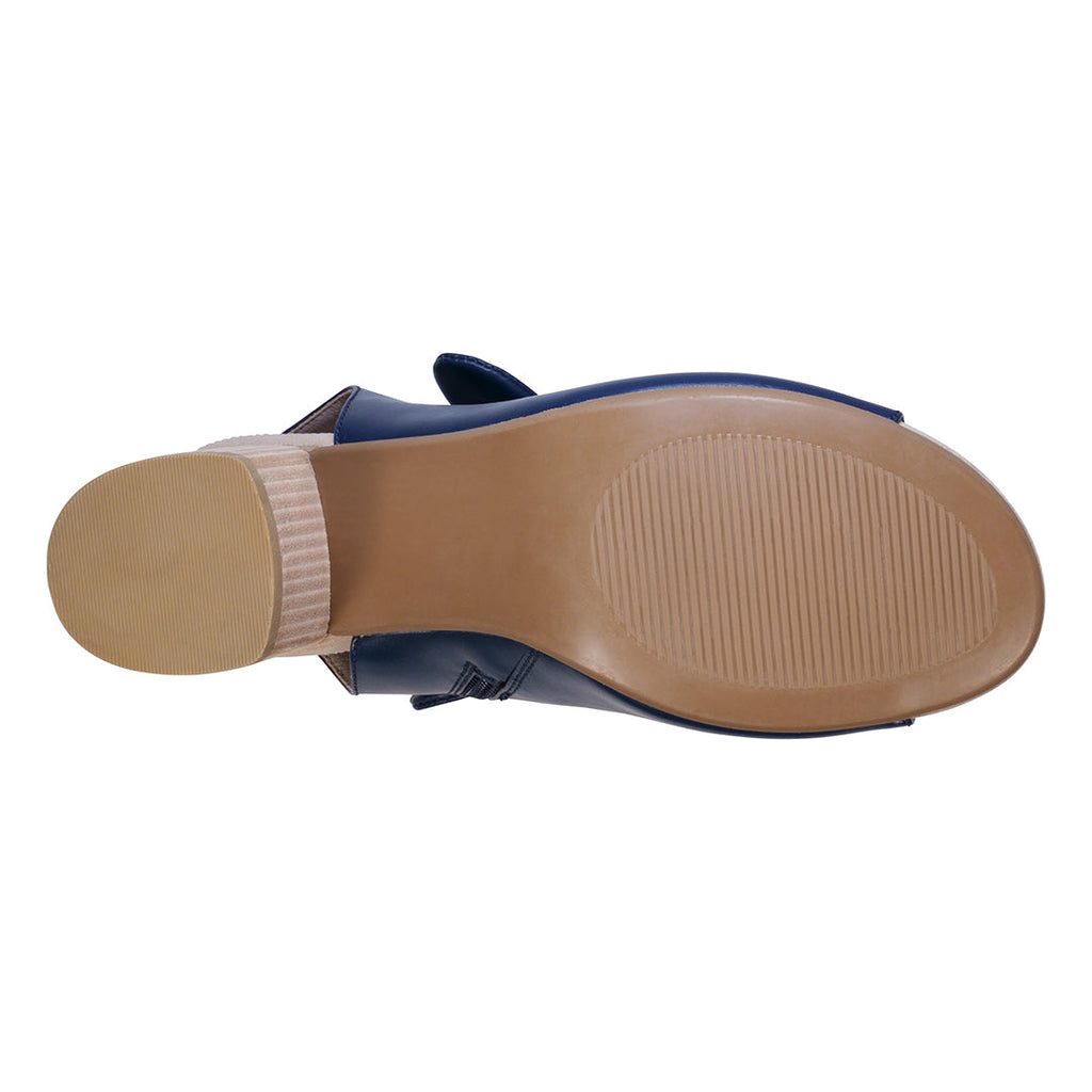 Women's Kimora Navy Heeled Sandals