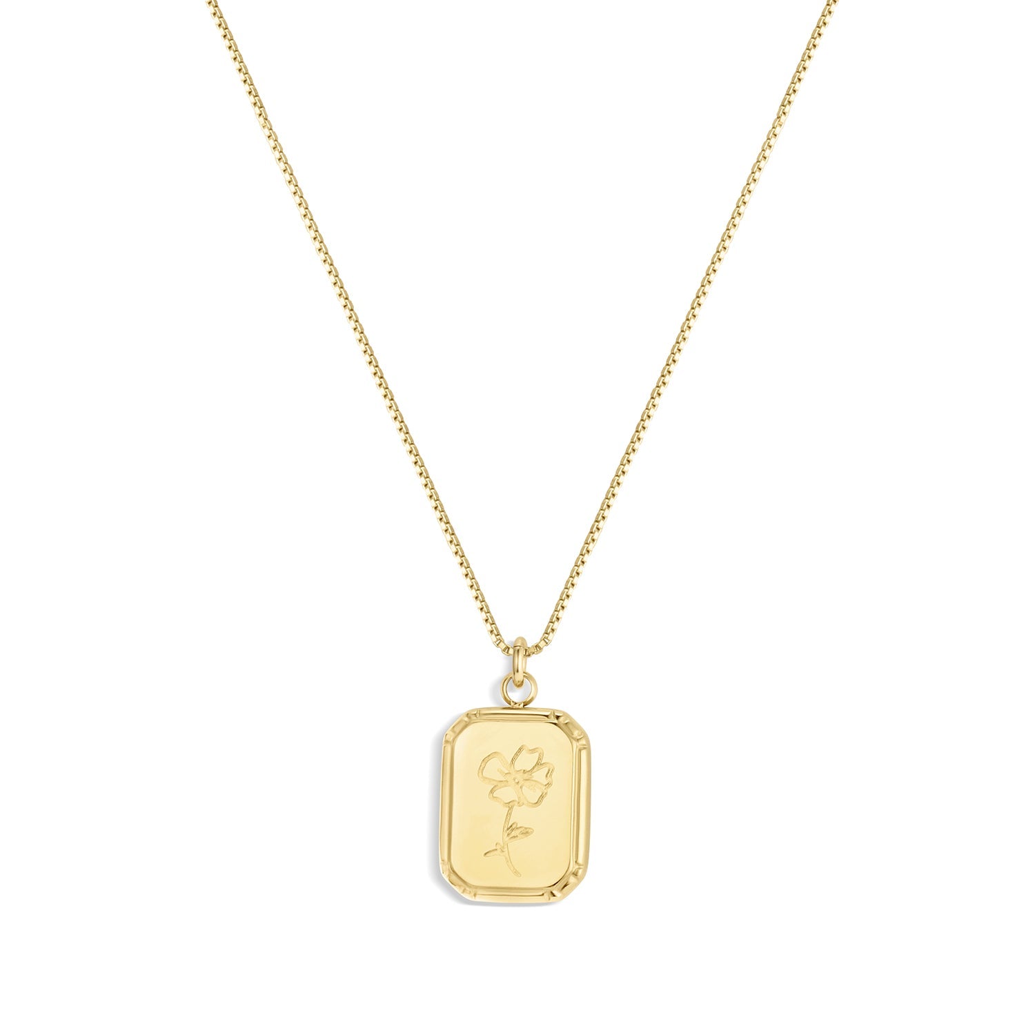 Audrey Birth Flower Necklace