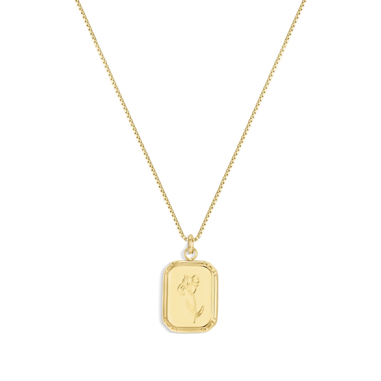 Audrey Birth Flower Necklace