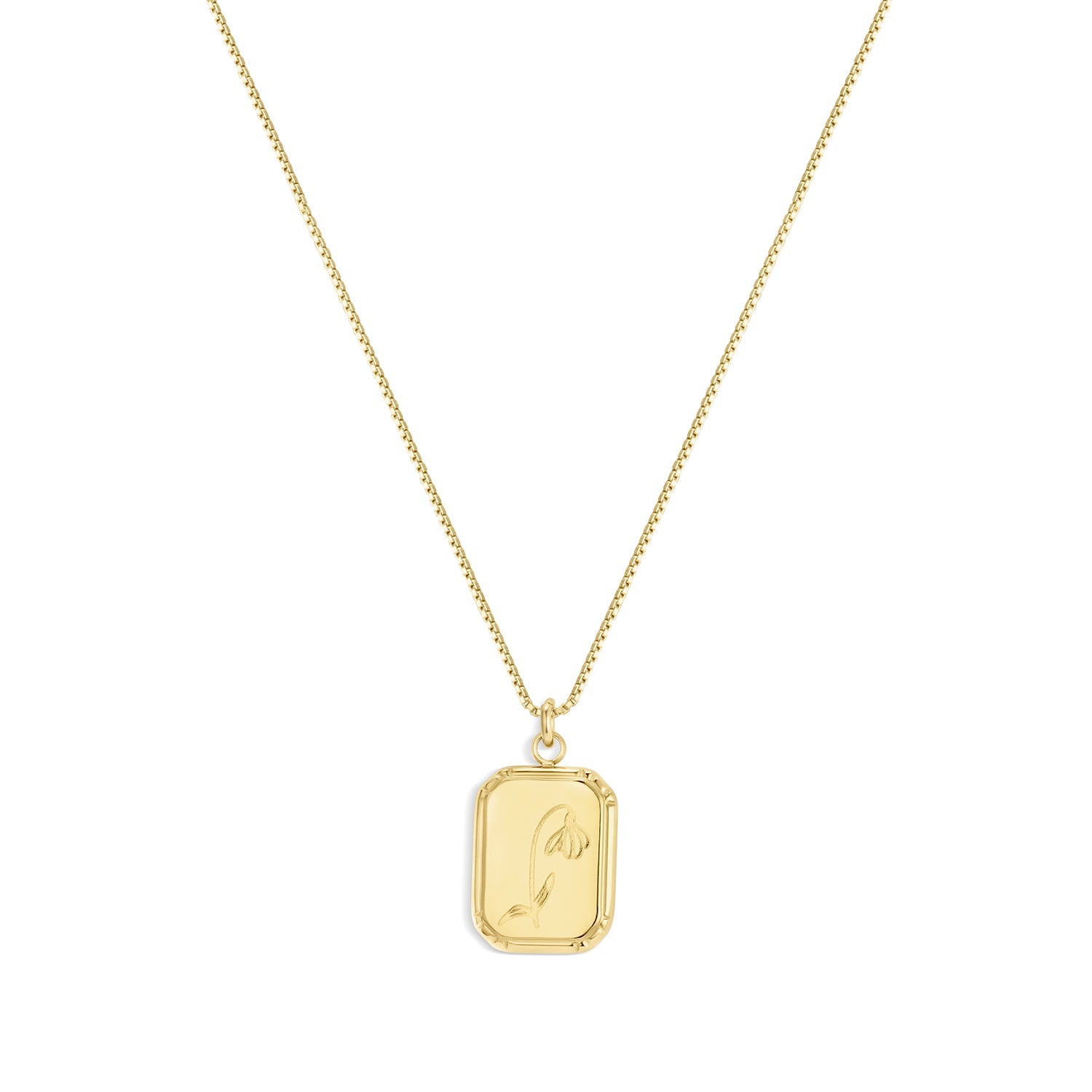 Audrey Birth Flower Necklace
