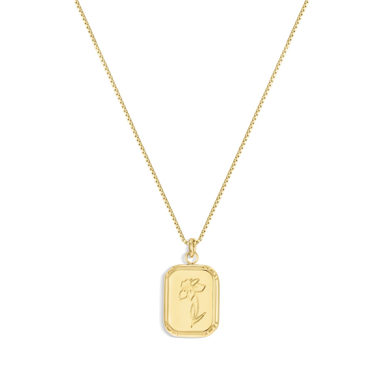 Audrey Birth Flower Necklace