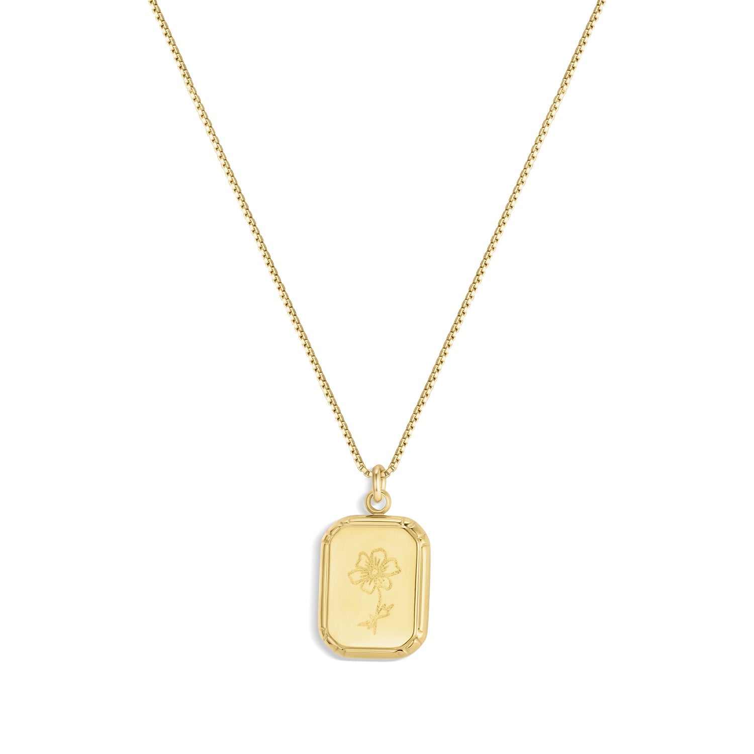 Audrey Birth Flower Necklace