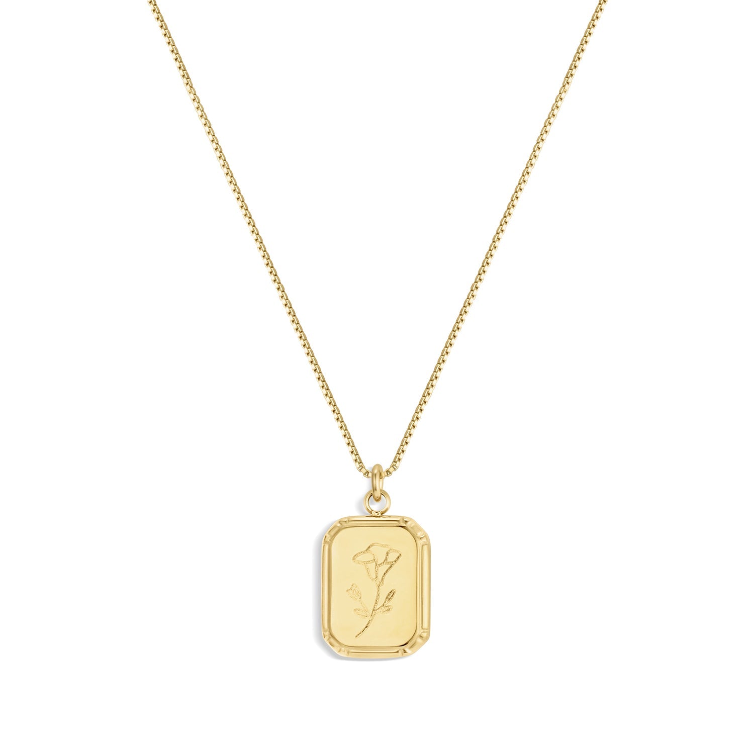 Audrey Birth Flower Necklace