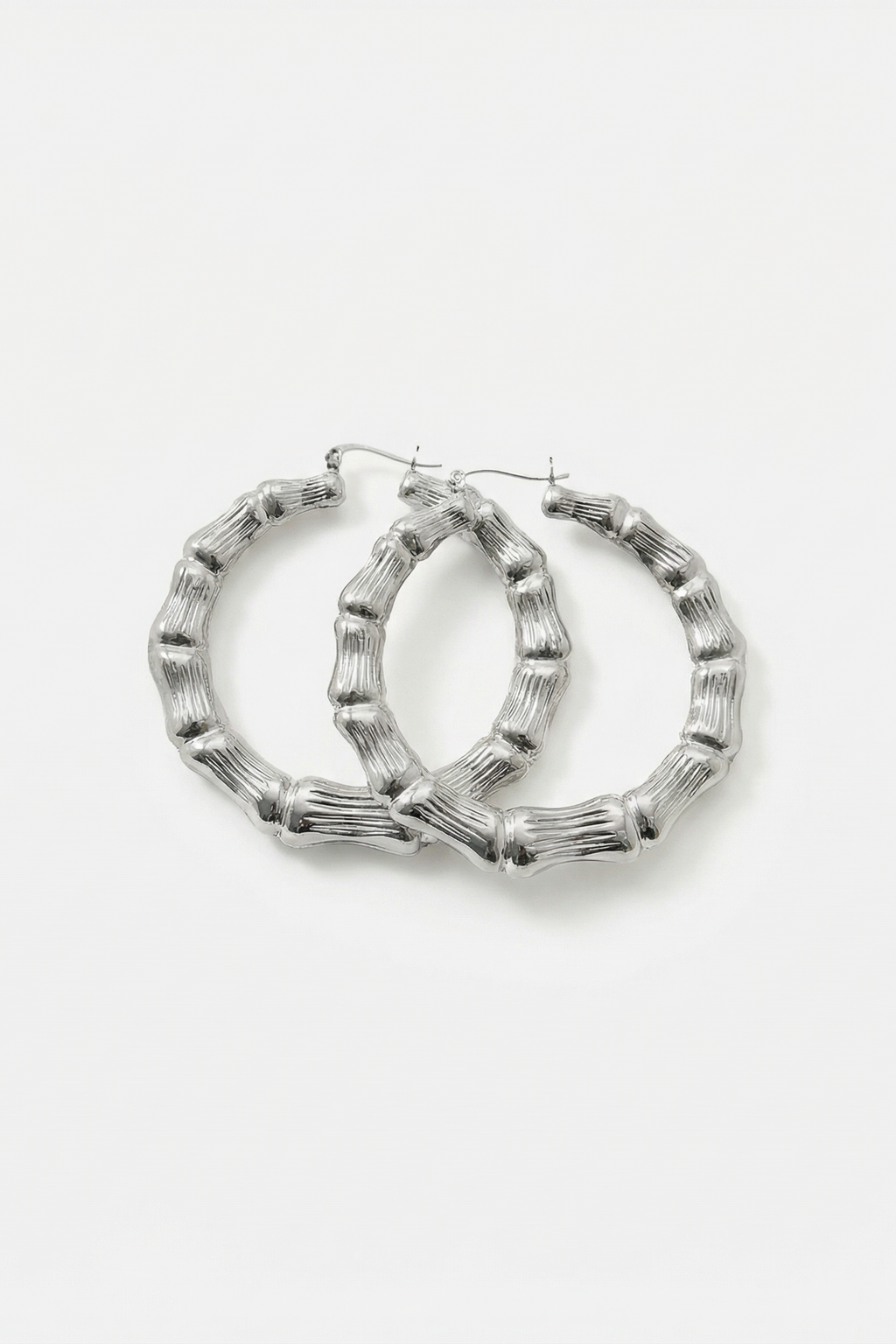 The Bamboo Hoop Earring