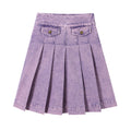 Purple Wash Skirt