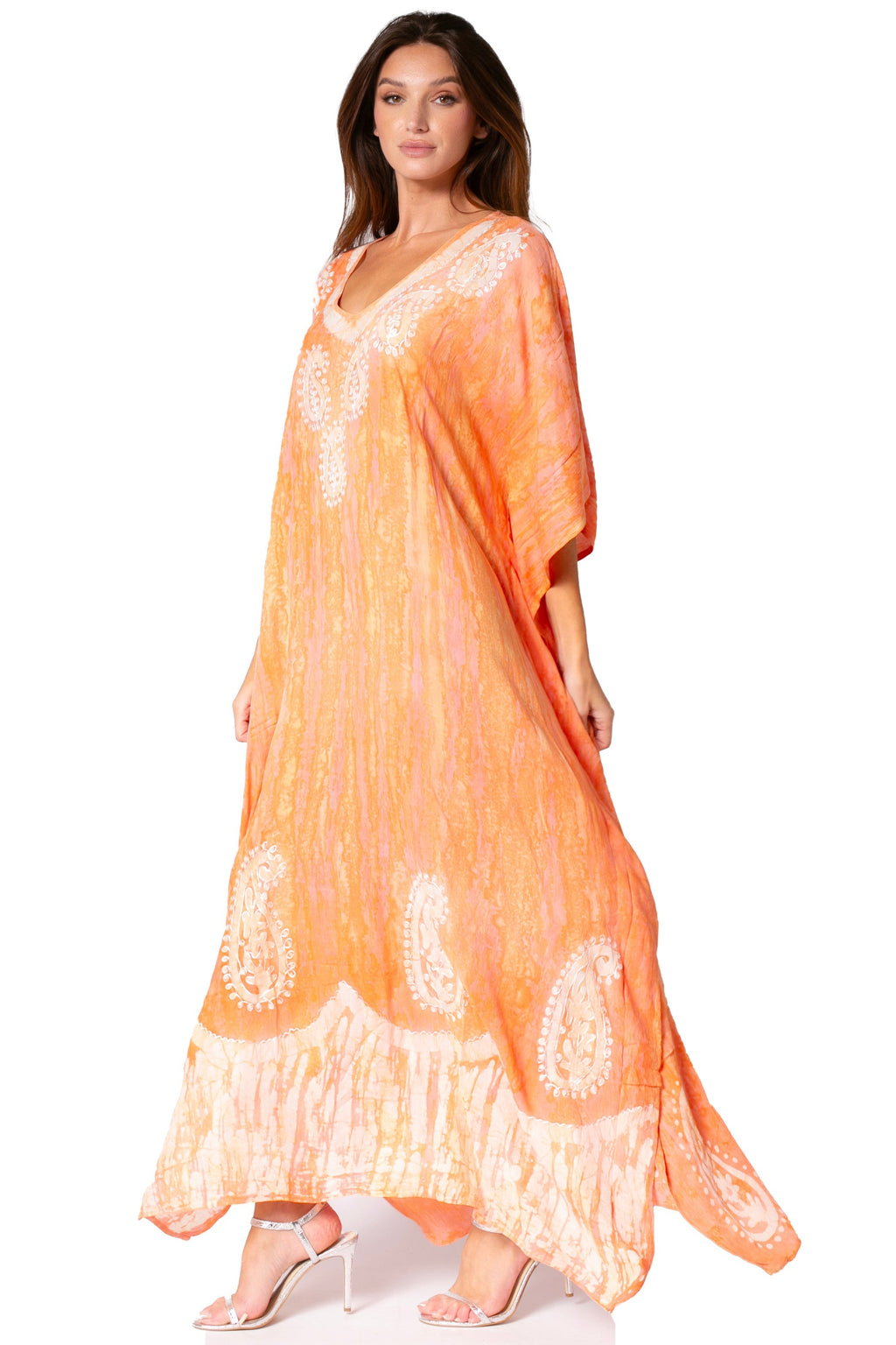 Sakkas Tacy Women's Boho Summer Maxi Dress for Casual or Lounge Wear