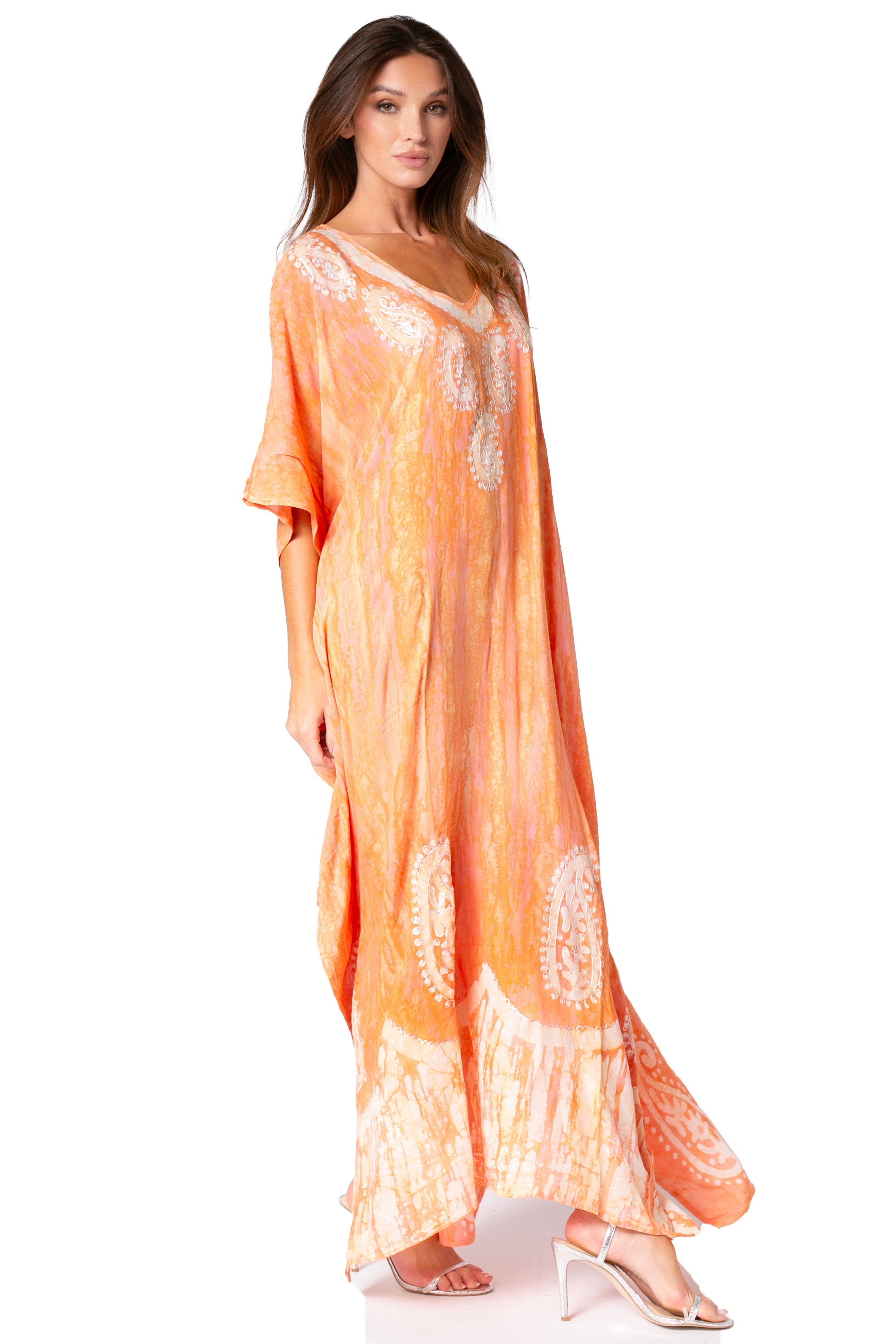 Sakkas Tacy Women's Boho Summer Maxi Dress for Casual or Lounge Wear