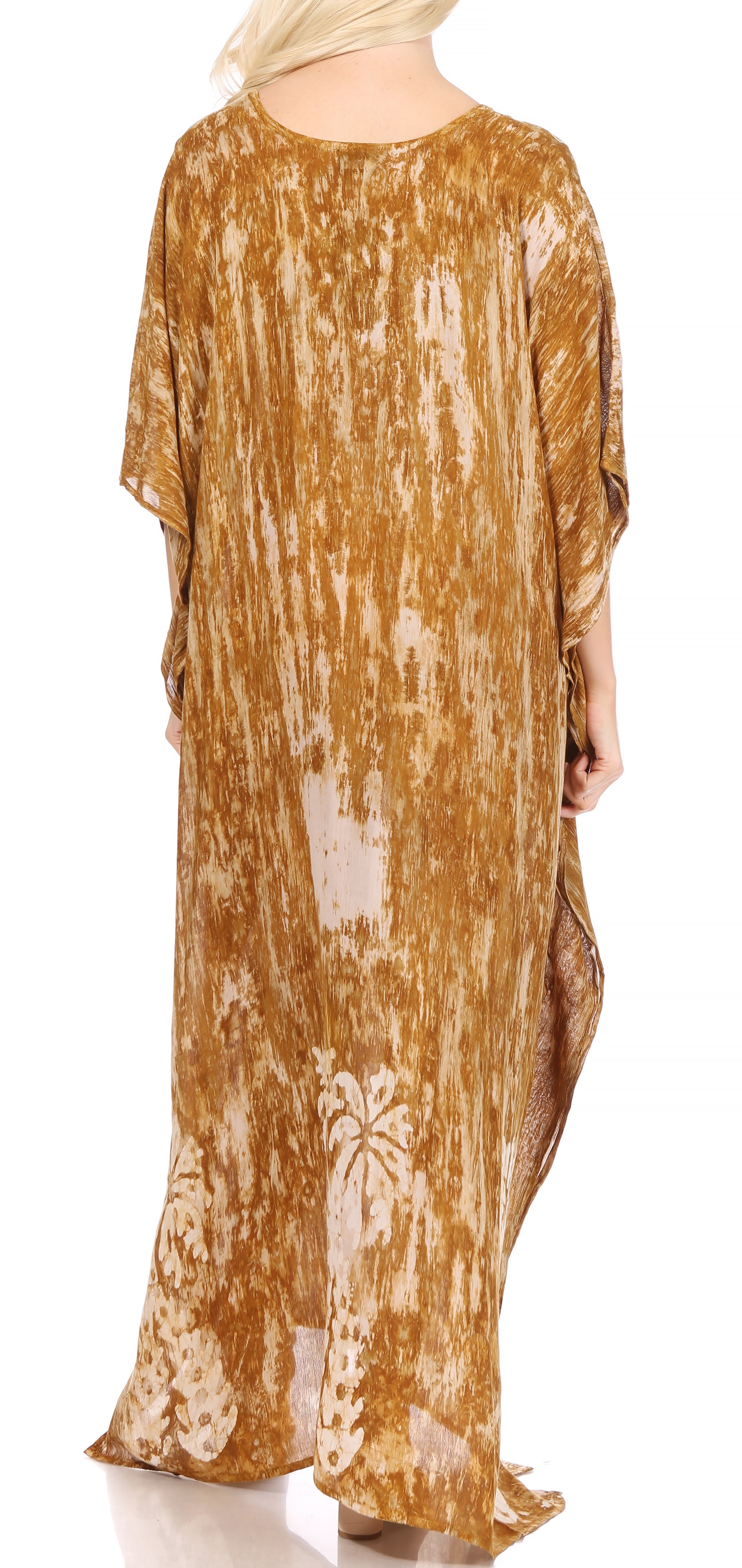 Sakkas Tacy Women's Boho Summer Maxi Dress for Casual or Lounge Wear