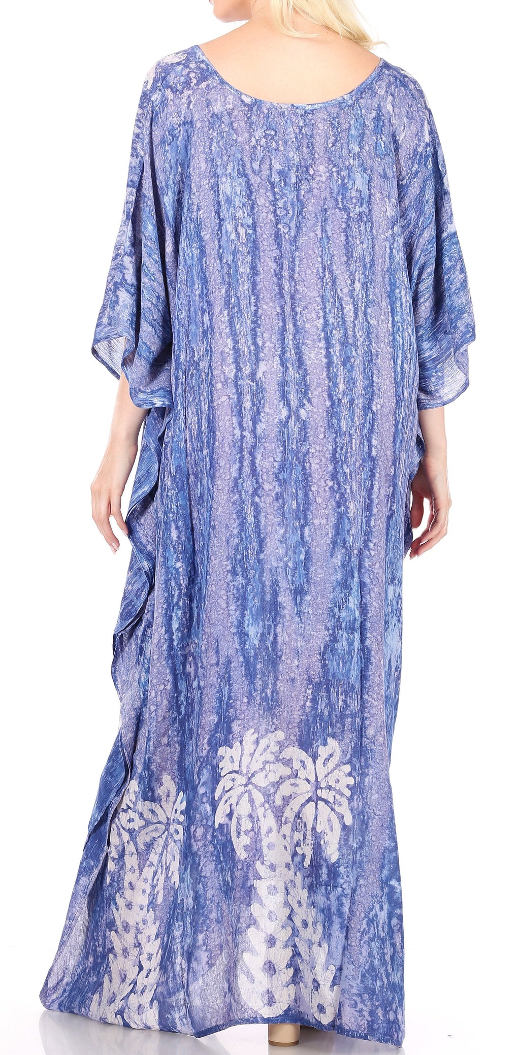 Sakkas Tacy Women's Boho Summer Maxi Dress for Casual or Lounge Wear