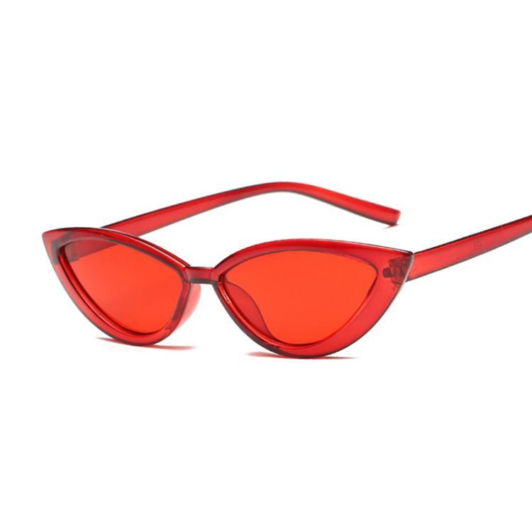 New Vintage Black Cat Eye Sunglasses for  Women Fashion Brand Designer Mirror Sunglasses With UV400 Protection