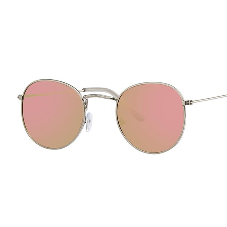 Luxury New Brand Designer Vintage Oval Sunglasses For Women and Ladies Retro Clear Lens Eyewear Round Sunglasses   Oculos De Sol