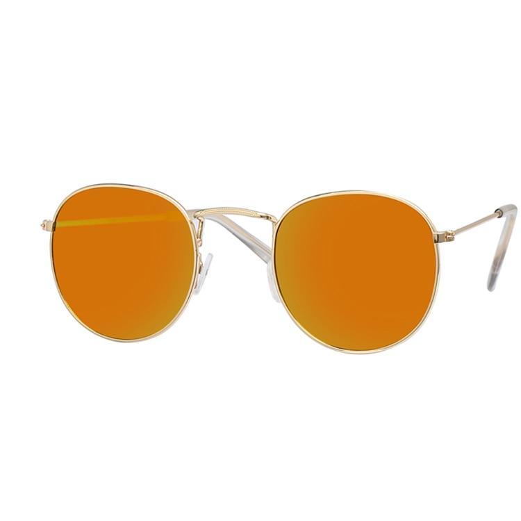 Luxury New Brand Designer Vintage Oval Sunglasses For Women and Ladies Retro Clear Lens Eyewear Round Sunglasses   Oculos De Sol