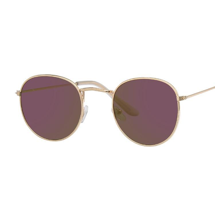 Luxury New Brand Designer Vintage Oval Sunglasses For Women and Ladies Retro Clear Lens Eyewear Round Sunglasses   Oculos De Sol