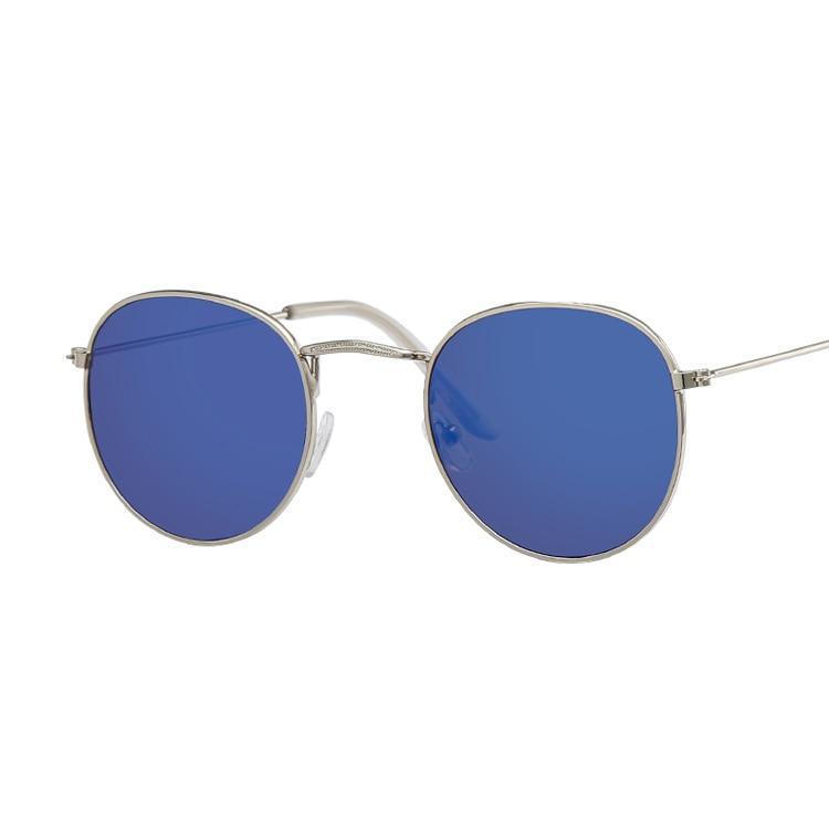 Luxury New Brand Designer Vintage Oval Sunglasses For Women and Ladies Retro Clear Lens Eyewear Round Sunglasses   Oculos De Sol