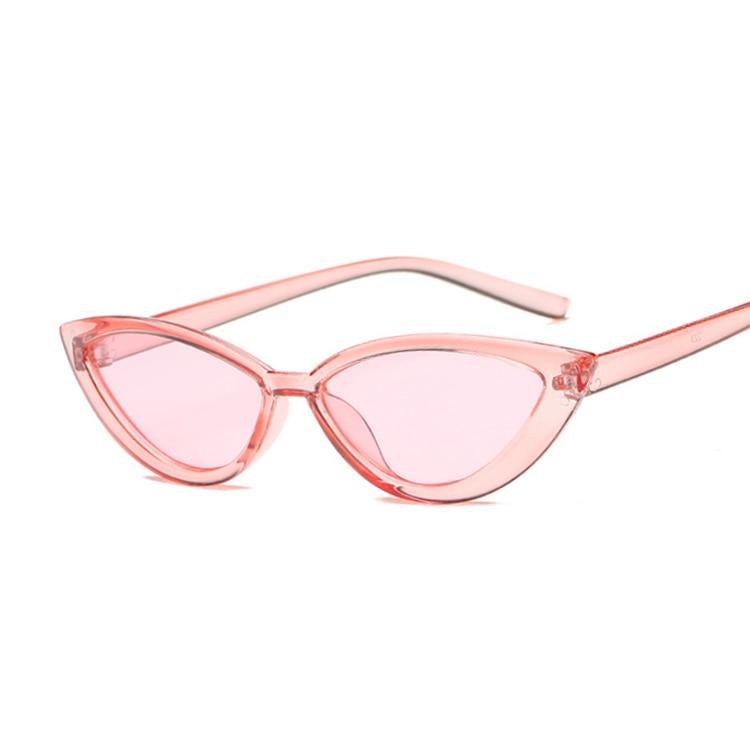 New Vintage Black Cat Eye Sunglasses for  Women Fashion Brand Designer Mirror Sunglasses With UV400 Protection