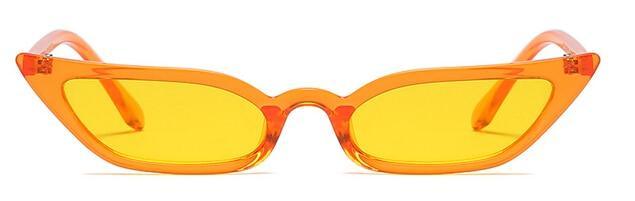 New Women Cateye Vintage Small Sunglasses Brand Designer Retro  Female Lady Eyeglass Cat Eye In Vintage Old Style