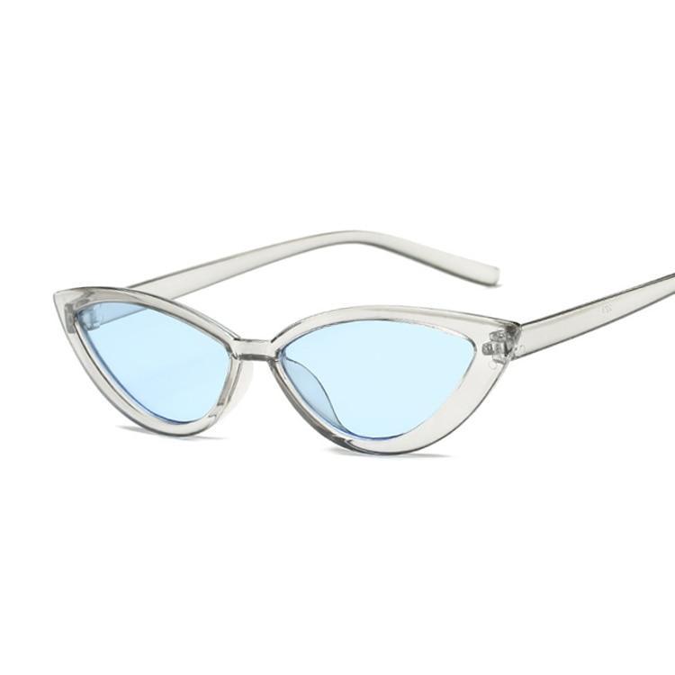 New Vintage Black Cat Eye Sunglasses for  Women Fashion Brand Designer Mirror Sunglasses With UV400 Protection