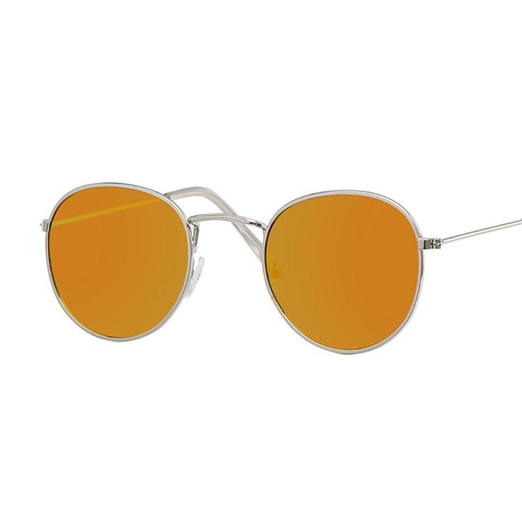Luxury New Brand Designer Vintage Oval Sunglasses For Women and Ladies Retro Clear Lens Eyewear Round Sunglasses   Oculos De Sol