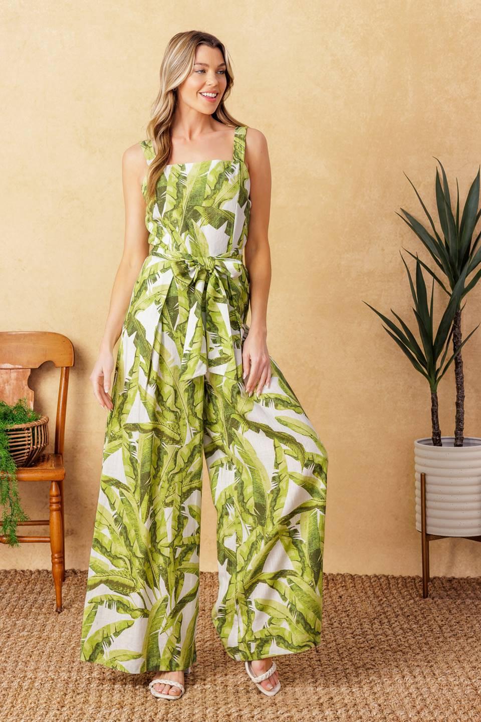 AMERICAN NIGHTS WOVEN JUMPSUIT