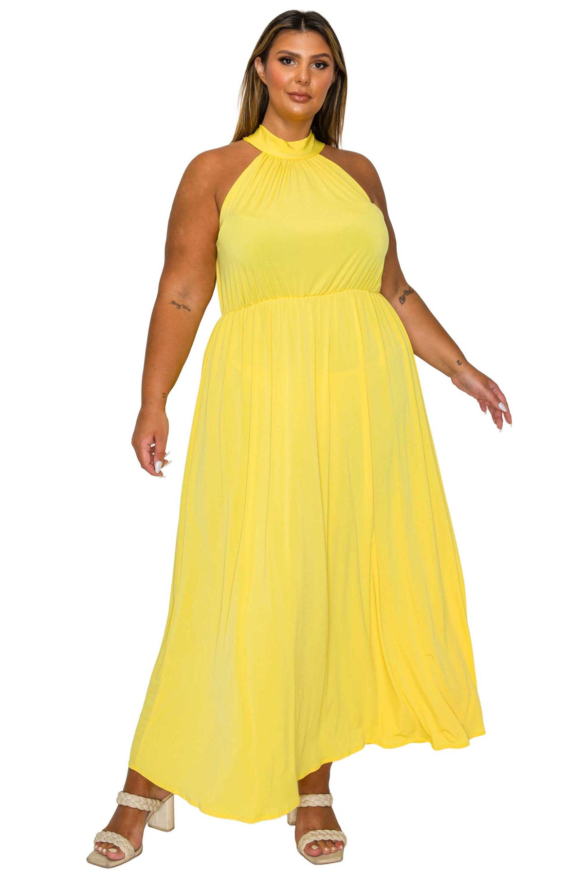 Cassia Halter Neck Dress