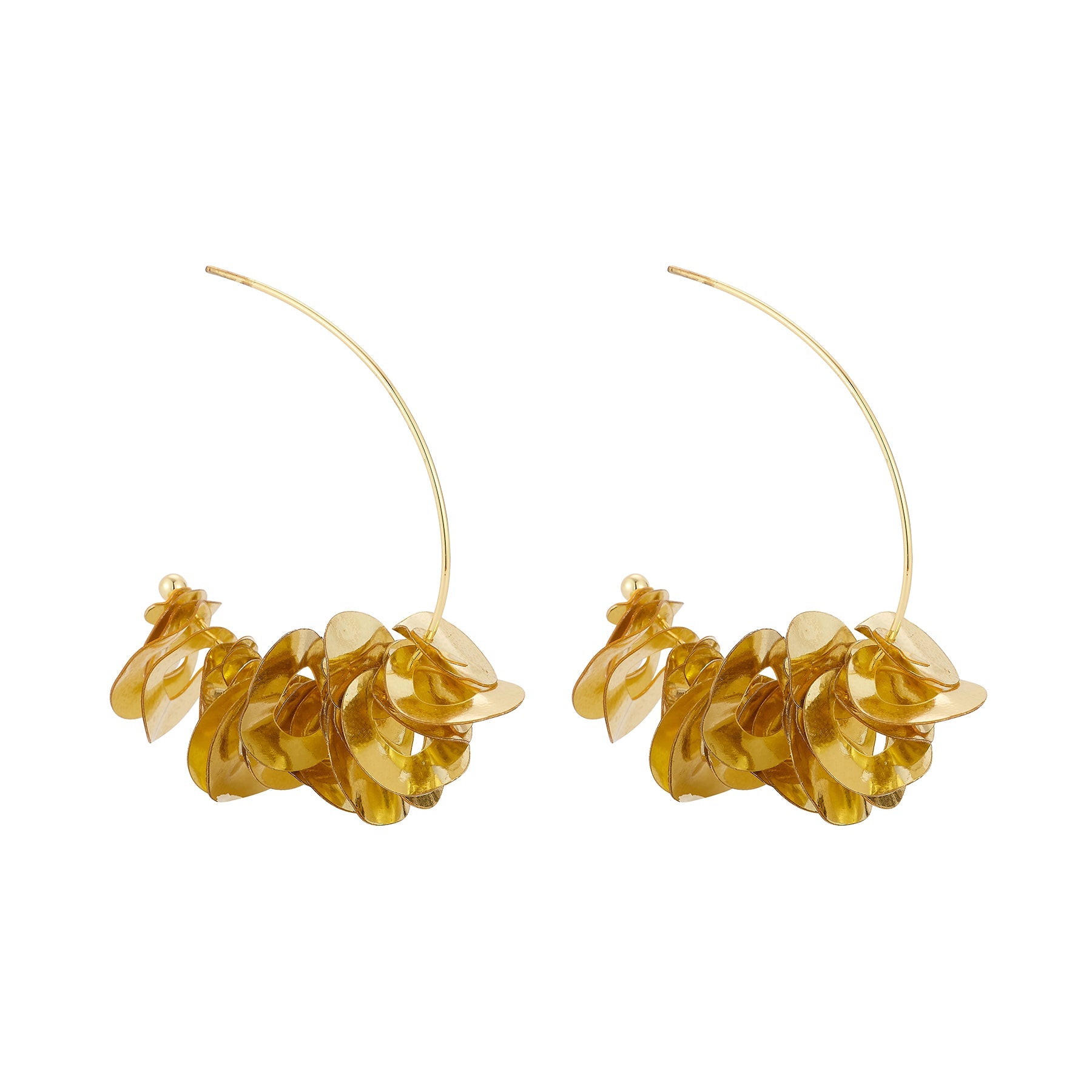 Mini Lolita Gold Hoop Earrings
