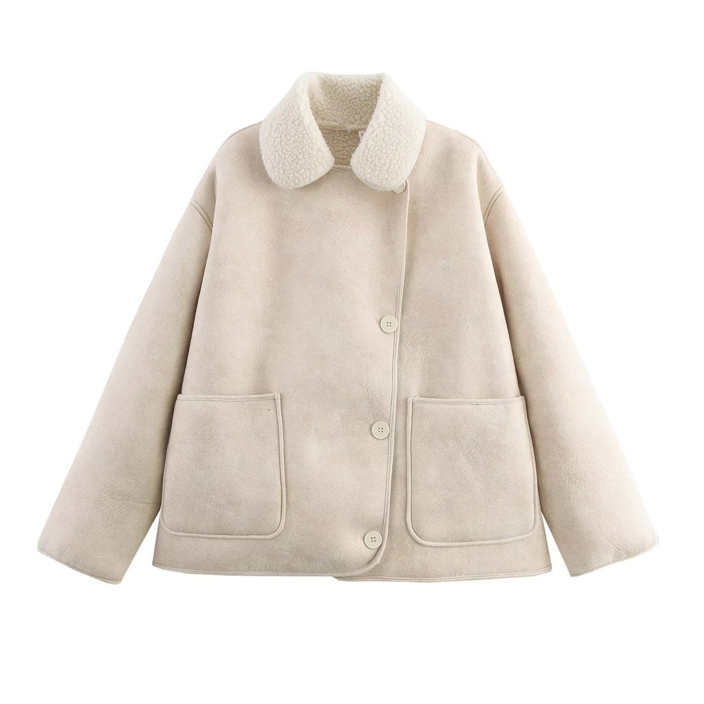 Reversible Fur & Leather Jacket coat