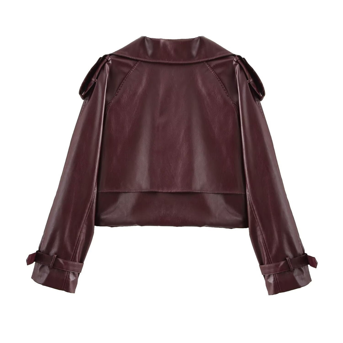 Women's Jacket Faux Leather Moto