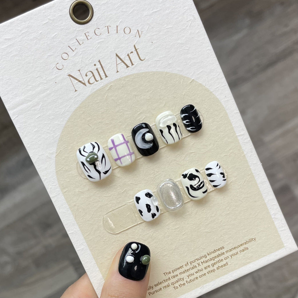 1024- Handmade press on nails fake nails removable