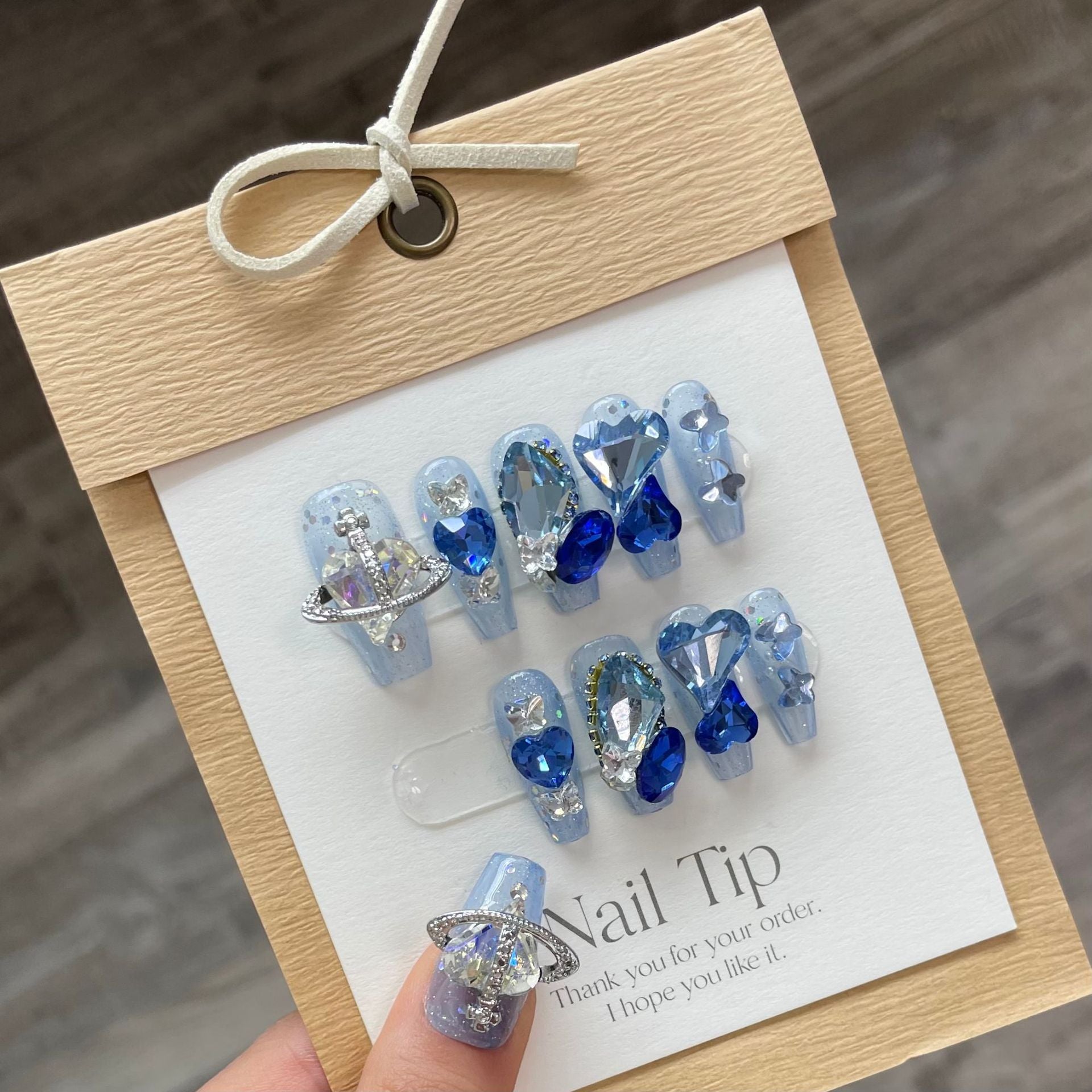 1024- Handmade press on nails fake nails removable